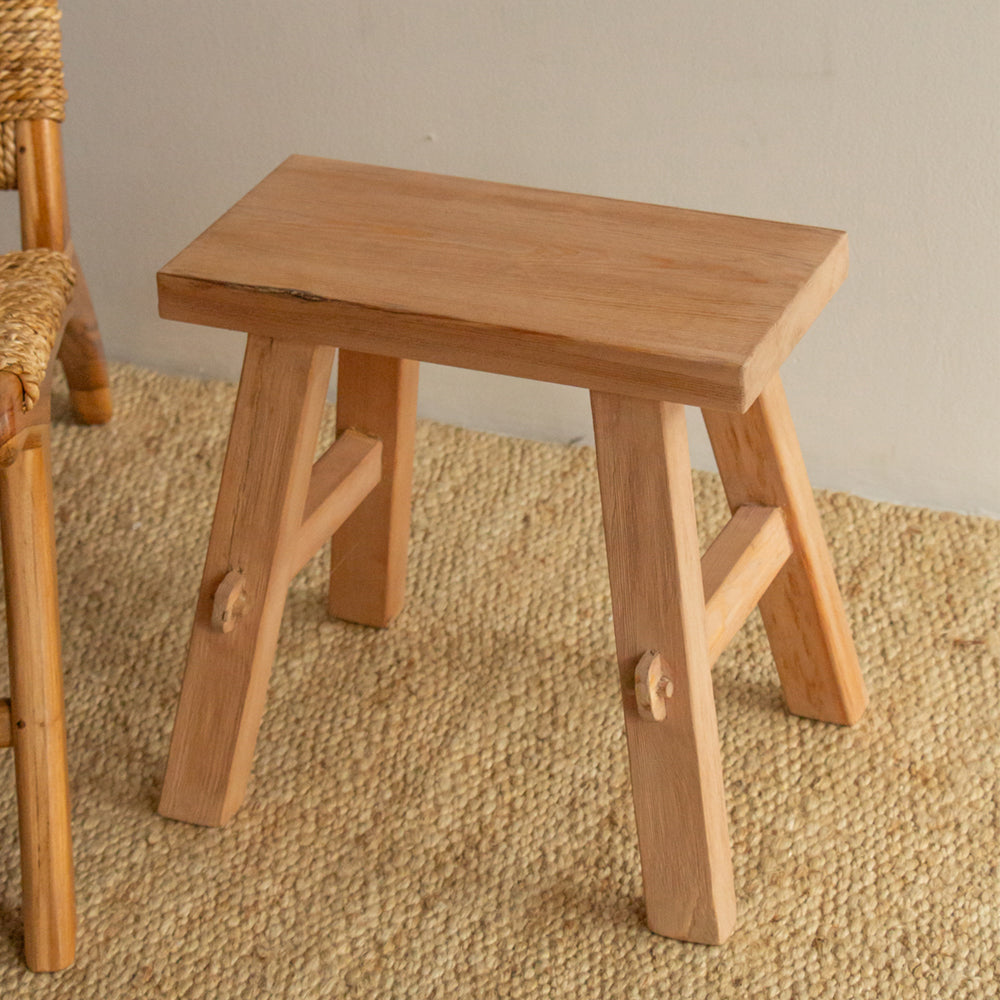 Reclaimed Wood Bench - Short