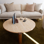 Cain Travertine Coffee Table