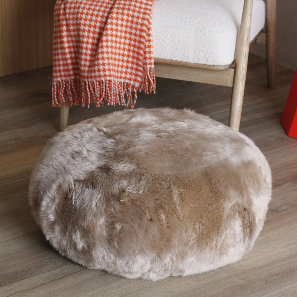 New Zealand Wool Ezra Ottoman