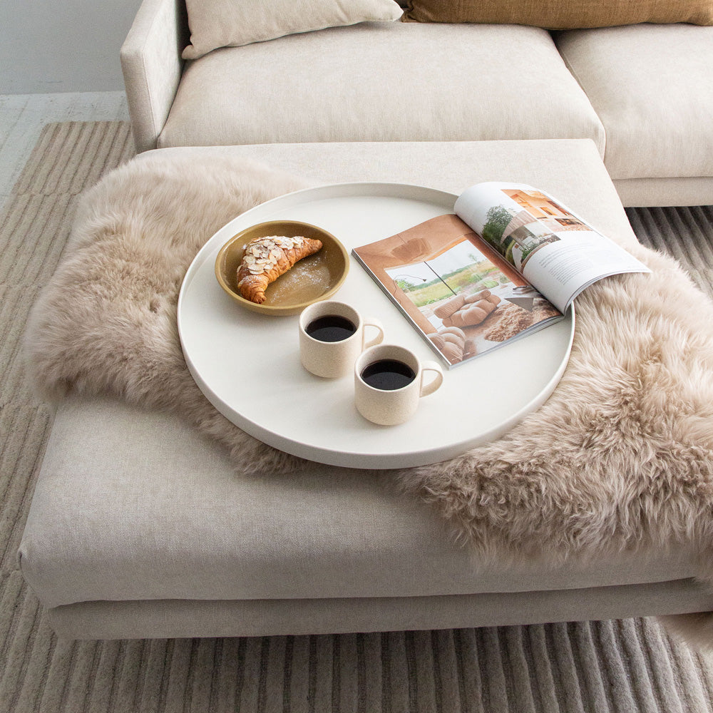 Mason Ottoman - Oatmeal