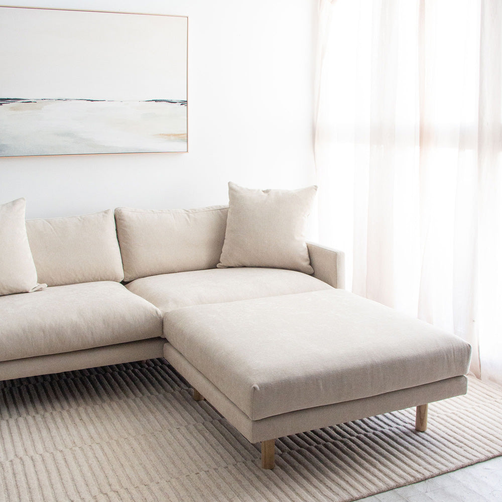 Mason Ottoman - Oatmeal