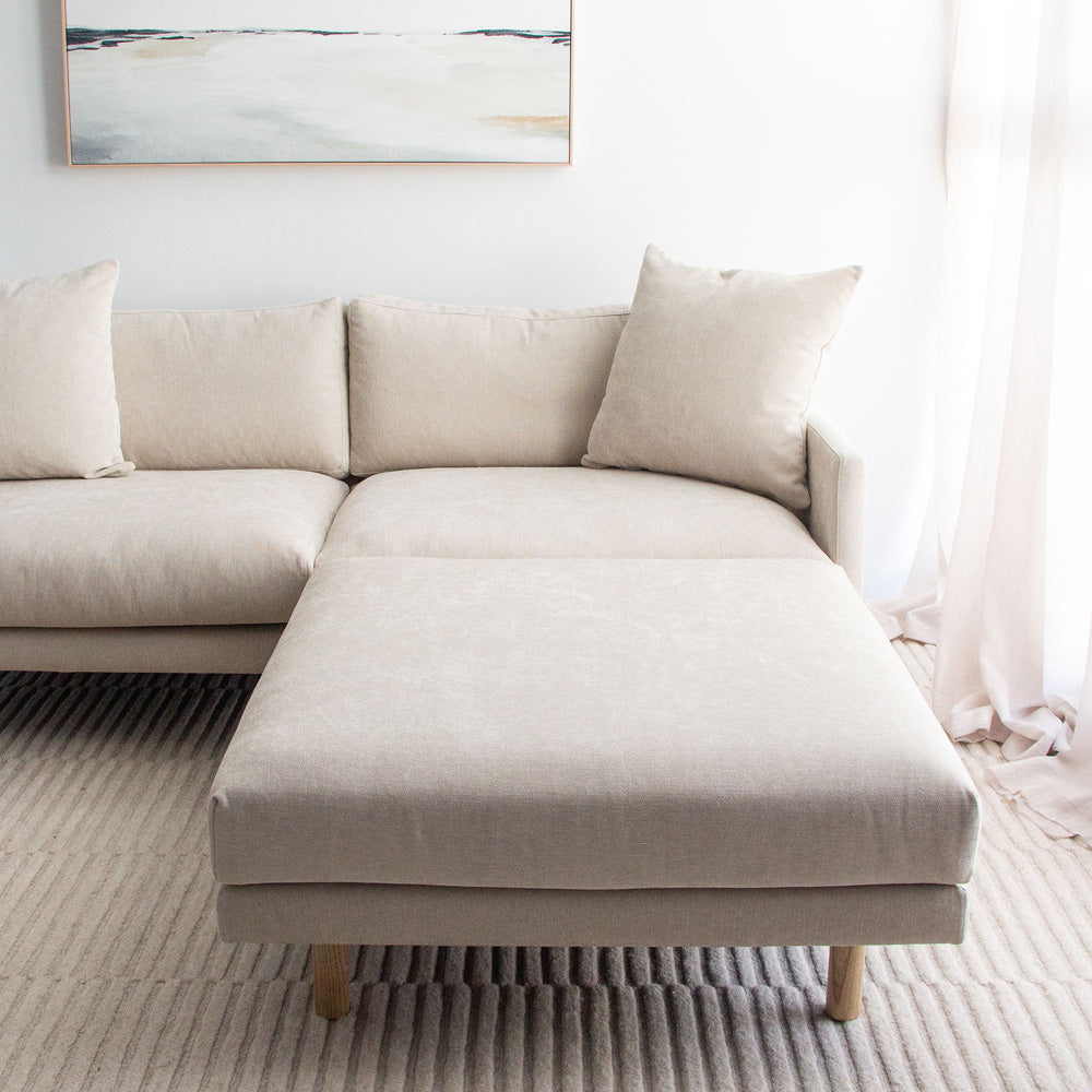 Mason Ottoman - Oatmeal